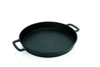 Gusseisen-Riesenpfanne, rund, 2 Griffe, Ø 500 mm, Höhe 70mm Gusseisen-Riesenpfanne, rund, 2 Griffe, Ø 500 mm, Höhe 70mm