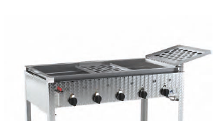 20 kW Reibekuchenbräter aus Edelstahl - Made in Germany