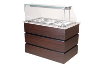 Counterausgabe kalt 3/1 GN, +2 / + 8°C, statische Kühlung Counterausgabe kalt 3/1 GN, +2 / + 8°C, statische Kühlung