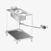 STOCK Elektro-Fritteuse, 1 Becken, 10 Liter, Einbaugerät, 9,0 kW STOCK Elektro-Fritteuse, 1 Becken, 10 Liter, Einbaugerät, 9,0 kW