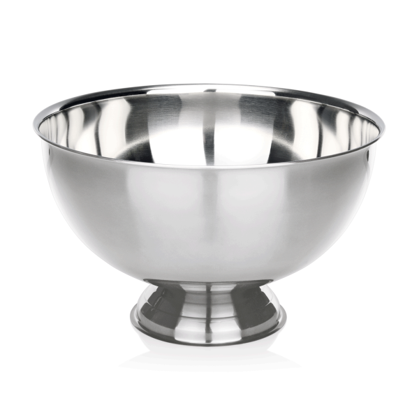 Champagnerkühler, Ø 38 cm, Chromnickelstahl, Pulverbeschichtung, Farbe Silber