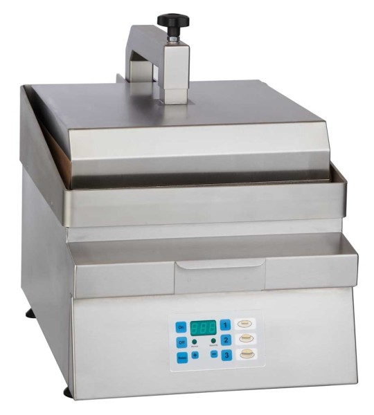STOCK Turbomatik Kontaktgrill, 1 CNS-Grillfläche 385 x 430 mm