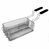 Zwei STOCK-1/2 Frittierkörbe für 10 Liter Elektro-Fritteuse Zwei STOCK-1/2 Frittierkörbe für 10 Liter Elektro-Fritteuse