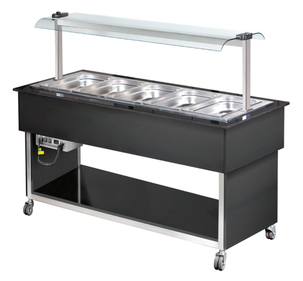 SOLOTEC Warmbuffet 5/1 GN, in schwarz