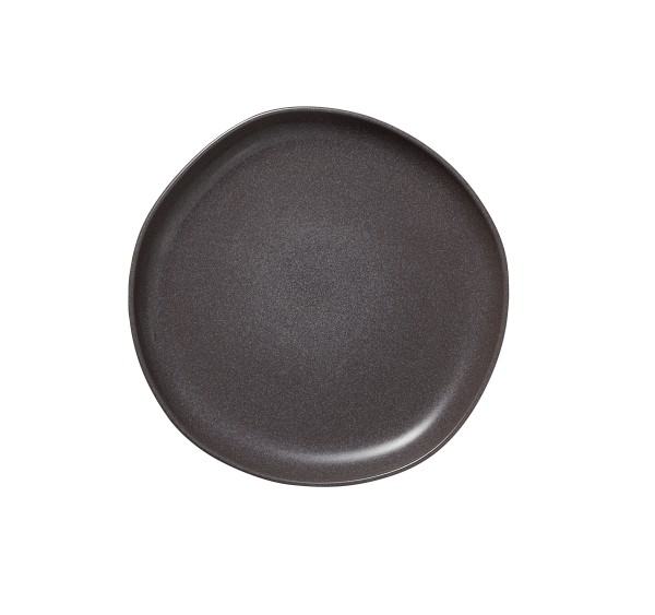 "ORGANIC Stone Grey" Flacher Teller, Ø 22 cm