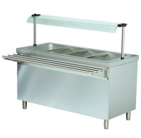 SOLOTEC Elektro-Speisen-Warmausgabe GN 4/1, +30 / +90°C, mit Wärmeschrank SOLOTEC Elektro-Speisen-Warmausgabe GN 4/1, +30 / +90°C, mit Wärmeschrank