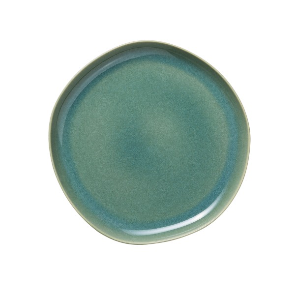 "ORGANIC Myrtle Green" Flacher Teller, Ø 28 cm