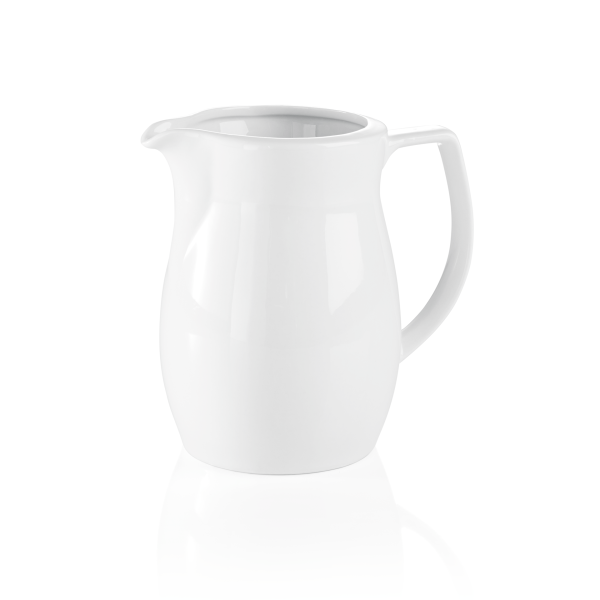 Krug, Porzellan, weiß, Ø 100 mm, 1,0 Liter