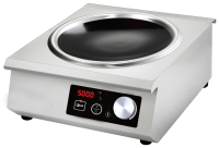 Induktionskochfeld Gastro, Wok, 1 Kochstelle, Tischgerät, 5 kW Induktionskochfeld Gastro, Wok, 1 Kochstelle, Tischgerät, 5 kW