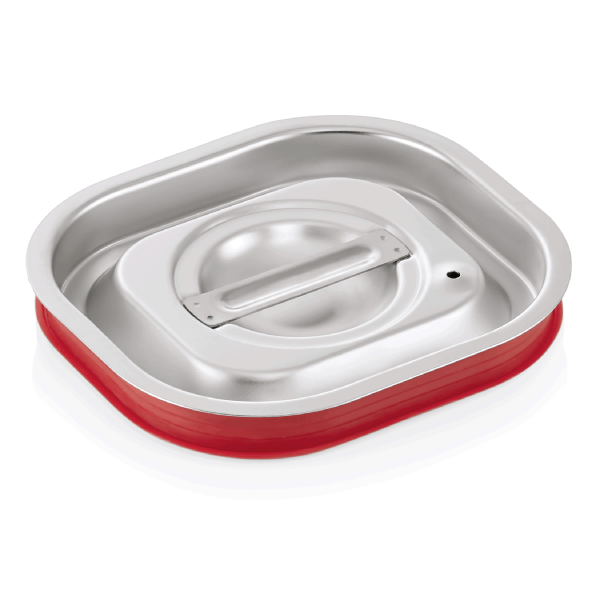 GN-Deckel 1/6 mit Silikondichtung