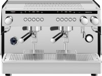 Siebträgermaschine, 2-Gruppig, schwarz, Manometer, Festwasser Siebträgermaschine, 2-Gruppig, schwarz, Manometer, Festwasser