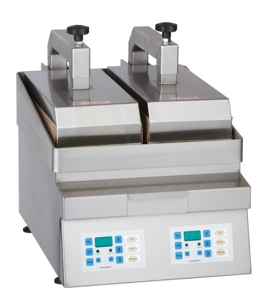 STOCK Turbomatik Kontaktgrill, 2 CNS-Grillflächen 385 x 430 mm