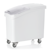 Zutaten-/Lagerbehälter - 81 Liter - Polyethylen/Deckel aus Polycarbonat - einseitig aufschiebbar, 4 Zutaten-/Lagerbehälter - 81 Liter - Polyethylen/Deckel aus Polycarbonat - einseitig aufschiebbar, 4