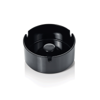 Aschenbecher aus Melamin, Ø 100 mm, schwarz Aschenbecher aus Melamin, Ø 100 mm, schwarz