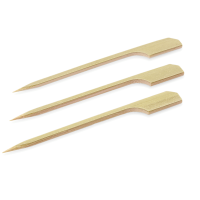 Picker Set, Fähnchen, Bambus, 90 mm lang Picker Set, Fähnchen, Bambus, 90 mm lang