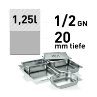 GN Behälter - Edelstahl - GN 1/2 - 20 mm - ECO Line GN Behälter - Edelstahl - GN 1/2 - 20 mm - ECO Line