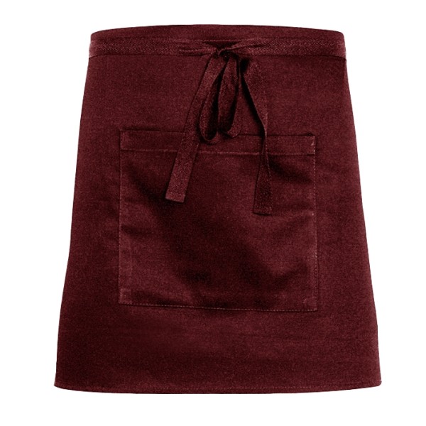 Vorbinder, Doppeltasche, schwarz oder rot, Größe L