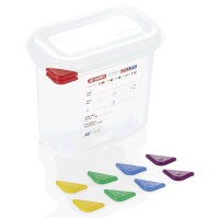 GN-Behälter, Polypropylen, GN 1/9, 150 mm, 1,5 Liter, Deckel hermetisch schließend GN-Behälter, Polypropylen, GN 1/9, 150 mm, 1,5 Liter, Deckel hermetisch schließend