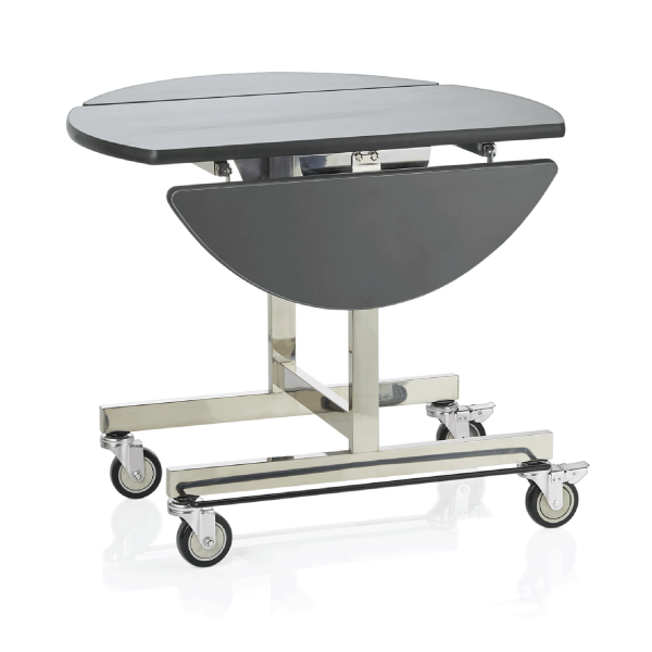 Roomservicewagen mit klappbaren Seitenteilen, 1050 x 900 x 750 mm, Edelstahl