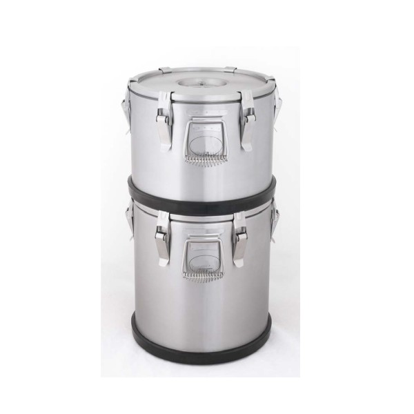 Thermobehälter, Edelstahl, 35 ltr., Deckel mit Silikondichtung