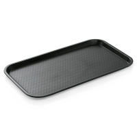 Tablett GN 1/1, schwarz, Polypropylen Tablett GN 1/1, schwarz, Polypropylen