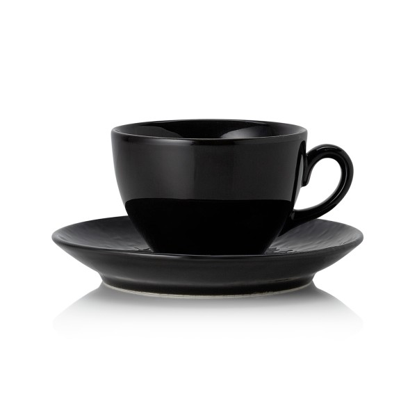"VIDA Night" Cappuccinotasse mit Untertasse