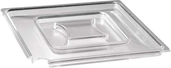 Deckel aus SAN Kunststoff mit Löffelaussparung passend für Art. 19101-1524 und 19101-1529