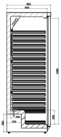 Vorschau: Gewerbe-Kühlschrank, weiß, freistehend, 570 Liter, +2 bis +8 °C, abschließbar Vorschau: Gewerbe-Kühlschrank, weiß, freistehend, 570 Liter, +2 bis +8 °C, abschließbar