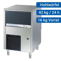 Eiswürfelbereiter luftgekühlt, 42kg/Tag, 16kg Vorrat, Hohlwürfel Eiswürfelbereiter luftgekühlt, 42kg/Tag, 16kg Vorrat, Hohlwürfel
