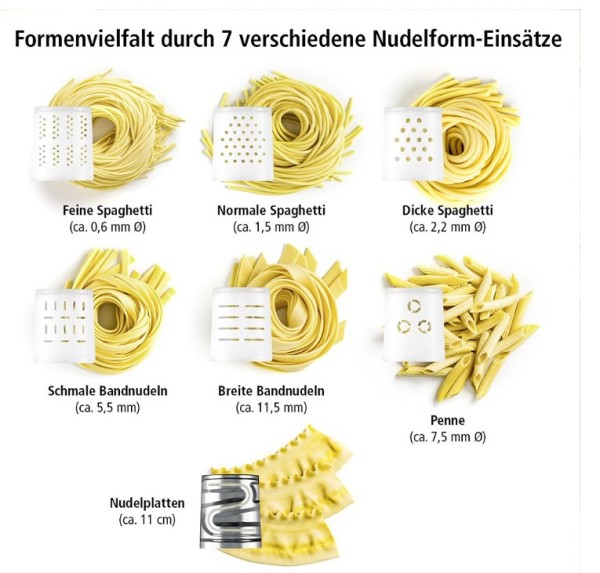 Nudelmaschine für bis zu 0,8 kg/h