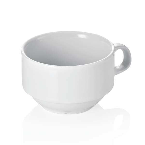 Kaffeetasse, Porzellan, weiß, Ø 85 mm, 180 ml