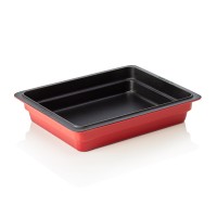 Bräter EisenStil, Gastronorm 1/2, emailliert, rot Bräter EisenStil, Gastronorm 1/2, emailliert, rot