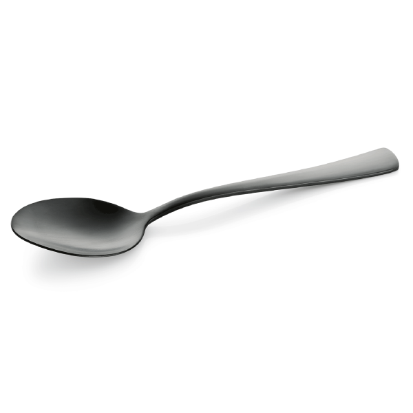 Menülöffel Hamburg Fresh, Edelstahl, PVD-beschichtet, schwarz, L 195 mm