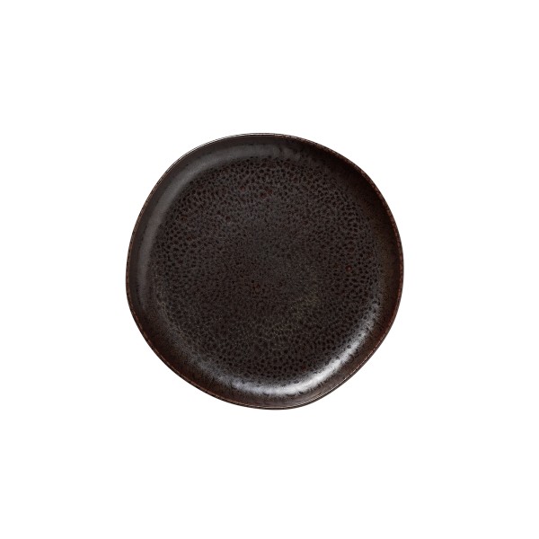 "ORGANIC Metallic Brown" Flacher Teller, Ø 22 cm