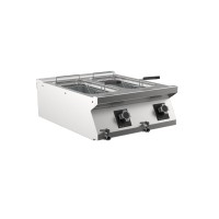 STOCK Elektro-Fritteuse, 2 Becken 10+10 Liter, Geräteoberteil STOCK Elektro-Fritteuse, 2 Becken 10+10 Liter, Geräteoberteil