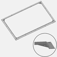 Satz für Montage von Einbaugerät aufgelegt 600 mm Satz für Montage von Einbaugerät aufgelegt 600 mm