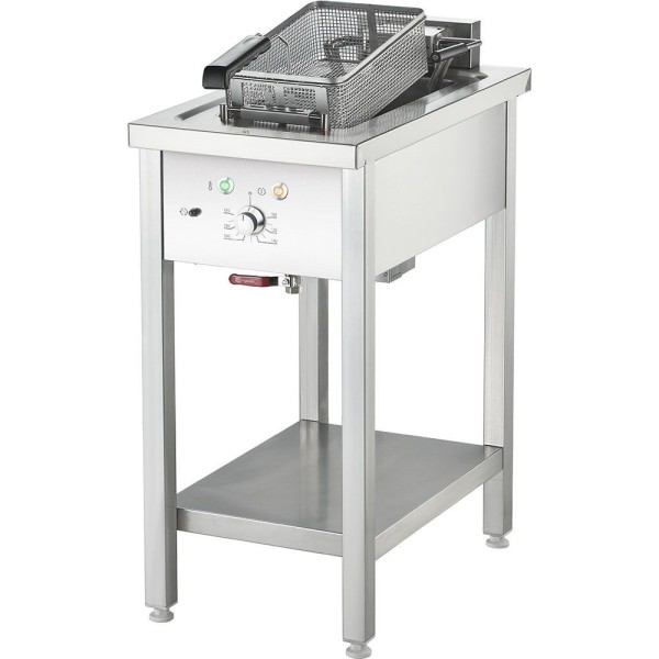 Gastro Elektro-Fritteuse STOCK MEDIUM 700 - 1 Becken, 10 Liter, offenes Untergestell