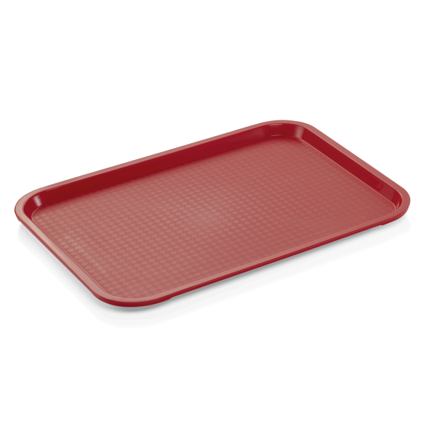 Tablett, 41,5 x 31 cm, rot, Polypropylen