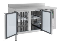 Vorschau: Kühltisch 2 Türen, 700mm Tiefe, Motor rechts, mit Aufkantung Vorschau: Kühltisch 2 Türen, 700mm Tiefe, Motor rechts, mit Aufkantung