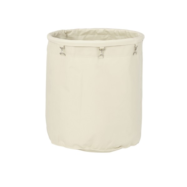 Ersatzwäschesack, Nylon, rund, creme weiß, 150 Liter