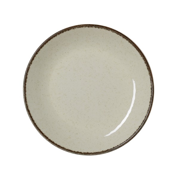 "SMILLA Sand" Flacher Teller, Ø 21 cm