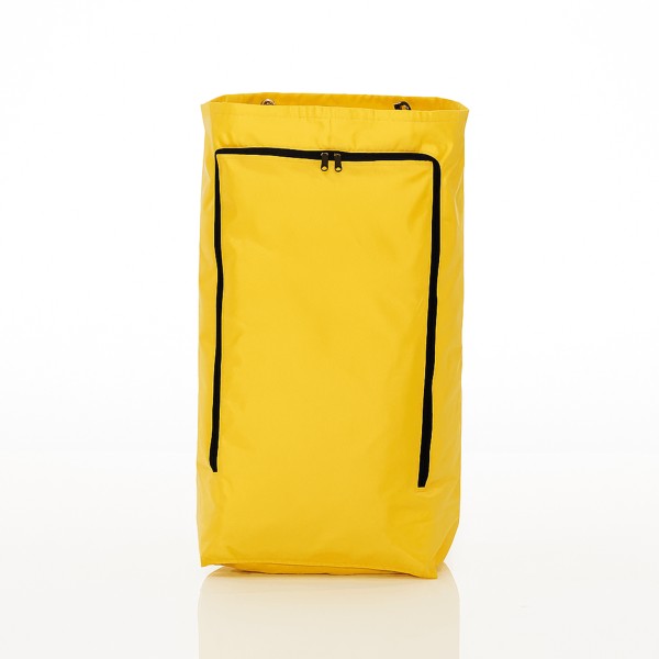 Ersatzwäschesack, PVC, gelb, 70 Liter, mit Reißverschluss