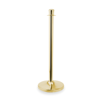 Abgrenzungsständer, Edelstahl, goldfarben, Oberteil zylindrisch, Höhe 950 mm Abgrenzungsständer, Edelstahl, goldfarben, Oberteil zylindrisch, Höhe 950 mm