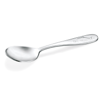 Kinder-Löffel, Besteckserie Marie, Edelstahl, L 145 mm, Delfin-Motiv am Griff Kinder-Löffel, Besteckserie Marie, Edelstahl, L 145 mm, Delfin-Motiv am Griff