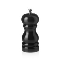 Pfeffermühle, klassisch, Holz, Keramik-Mahlwerk, glänzend schwarz, Ø 54 x H 110 mm Pfeffermühle, klassisch, Holz, Keramik-Mahlwerk, glänzend schwarz, Ø 54 x H 110 mm