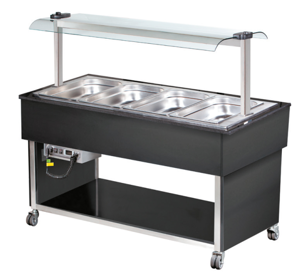 SOLOTEC Warmbuffet 4/1 GN, in schwarz