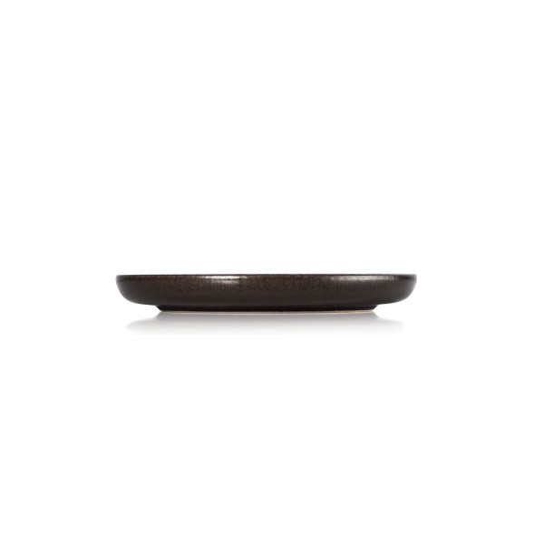 "ONE Metallic Brown" Flacher Teller, Ø 22 cm