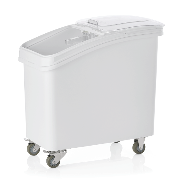 Zutaten-/Lagerbehälter - 81 Liter - Polyethylen/Deckel aus Polycarbonat - einseitig aufschiebbar, 4
