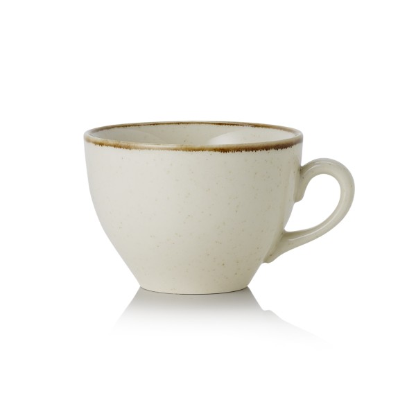 "SMILLA Sand" Cappuccinotasse mit Untertasse