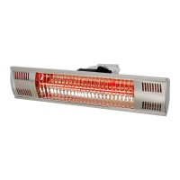 Elektrischer Heizstrahler, 1.5 kW, hängend, für Wand- oder Deckenmontage Elektrischer Heizstrahler, 1.5 kW, hängend, für Wand- oder Deckenmontage